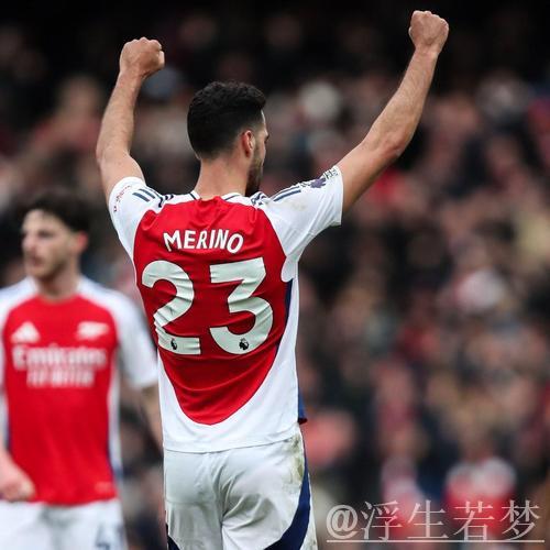 阿森纳梅里诺2025年英超进9球6头球破门,队内英超双料第一 阿森纳梅里诺2025年英超进9球6头球破门,队内英超双料第一